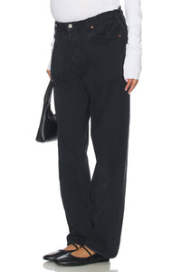 Aligrace - Vintage Maternity Baggy Jeans