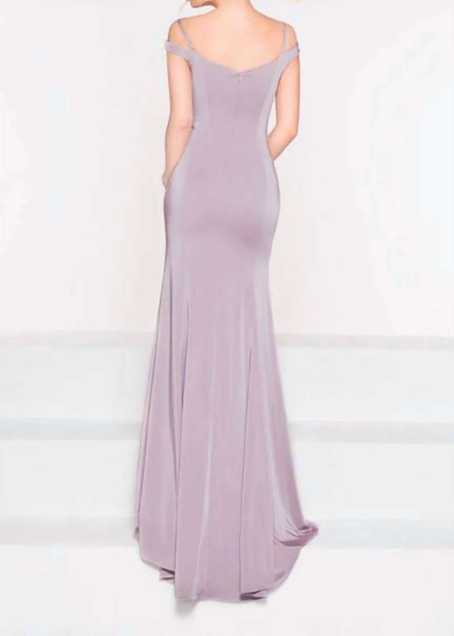 Colors Dress - Off The Shoulder Mermaid Evening Gown