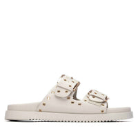 Xti Women's Faux Leather Open Toe Sandals in ice - women's sandal