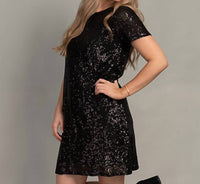 Hanna & Gracie - Midnight Magic Sequin Dress