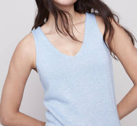 Charlie B - Knit Cami Top With Lurex Thread
