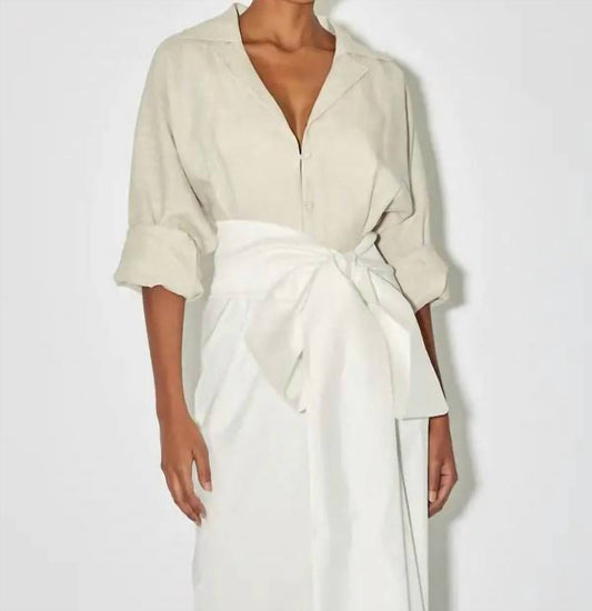 Bernadette - Claire V-neckline Maxi Dress