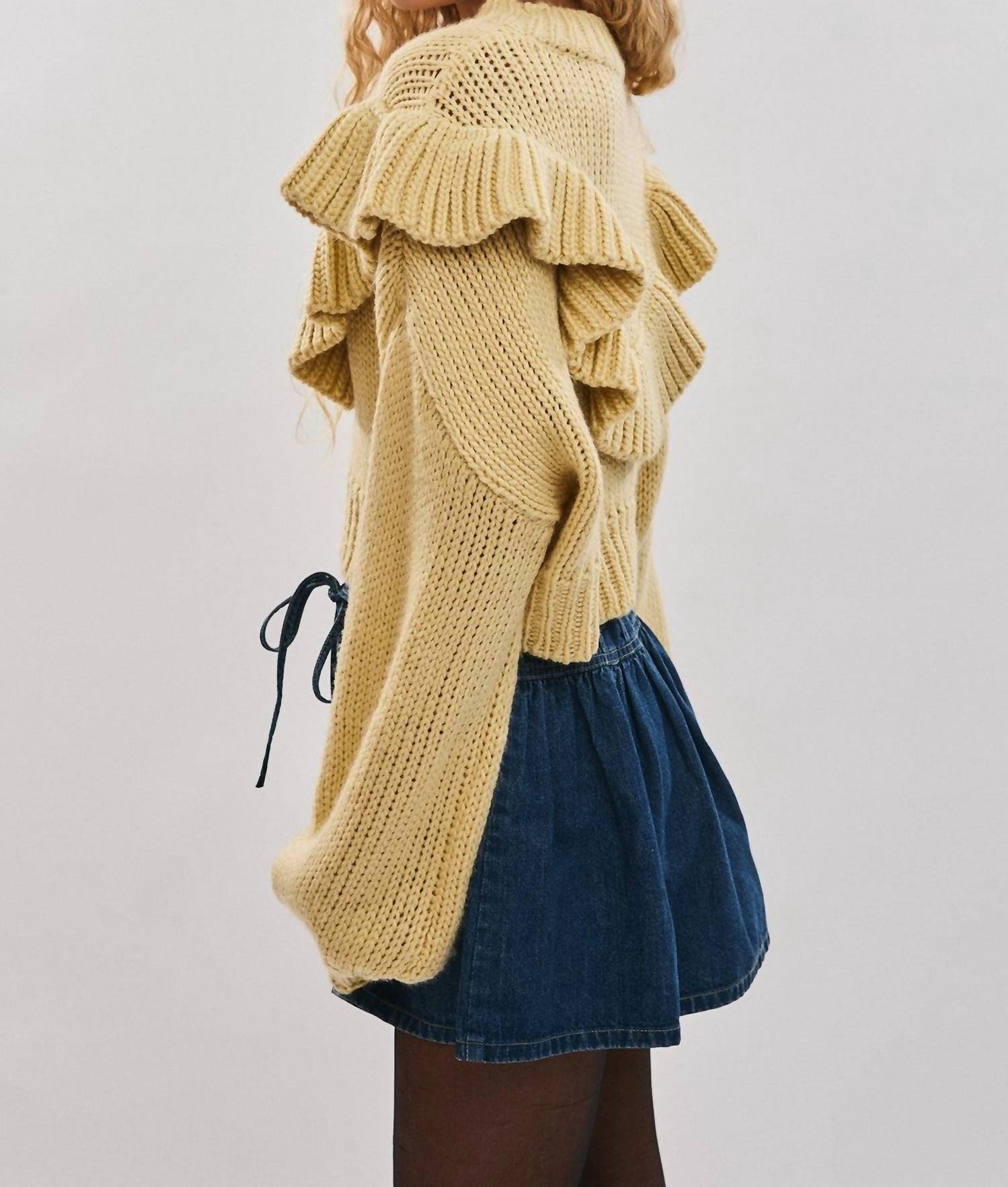 Le Lis - Ruffle Detail Sweater