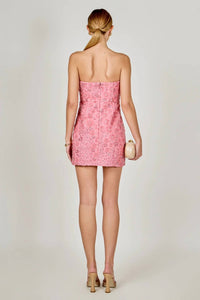 Endless Rose - Lace Sequined Strapless mini Dress