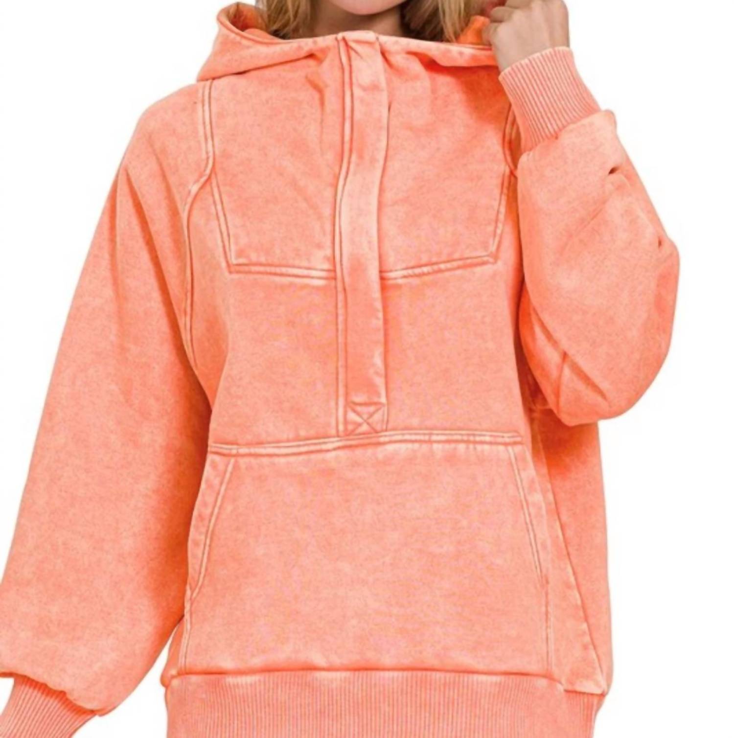 Zenana - Ryan Plush Hoodie