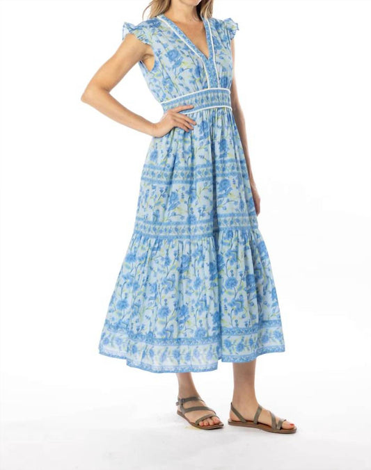 Bindu - Celine Peony Floral Maxi Dress