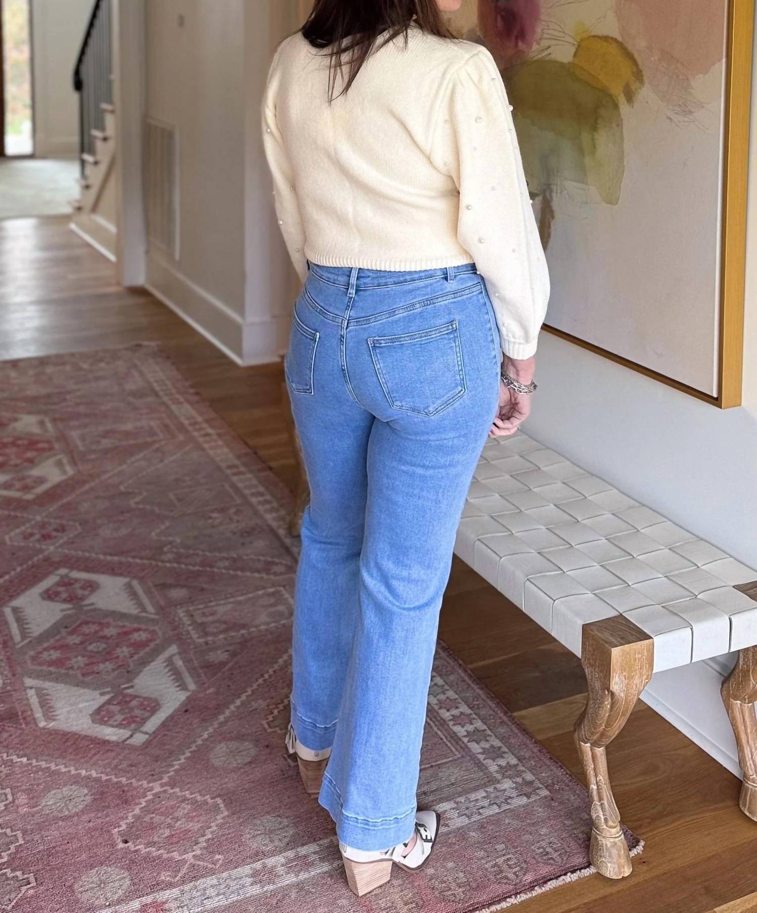 Davi & Dani - Pearl Blossoms Sweater