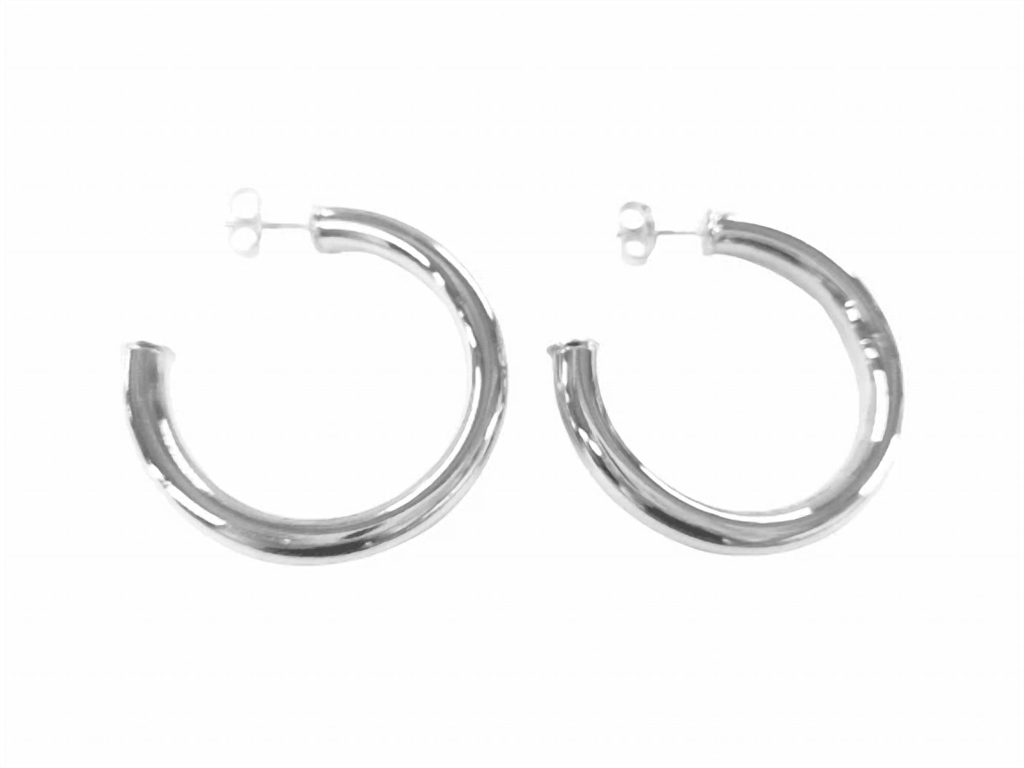 Sheila Fajl - Women's Chantel Shiny Hoops Earrings