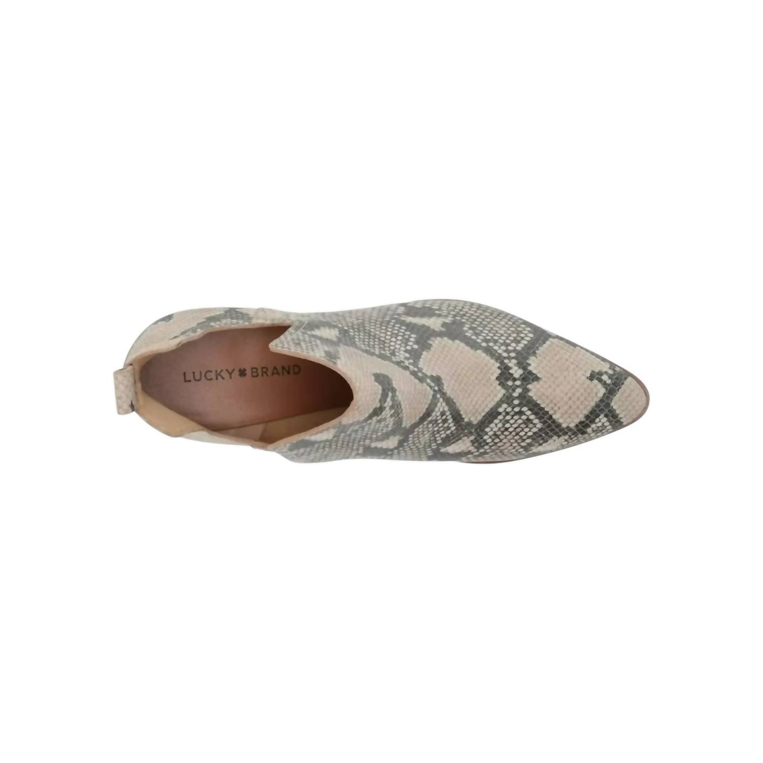 Lucky Brand - Women's Jabilo Snake Ankle Boots