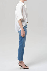 Citizens Of Humanity - Goldie Kick Flare Ankle Raw Hem Jean