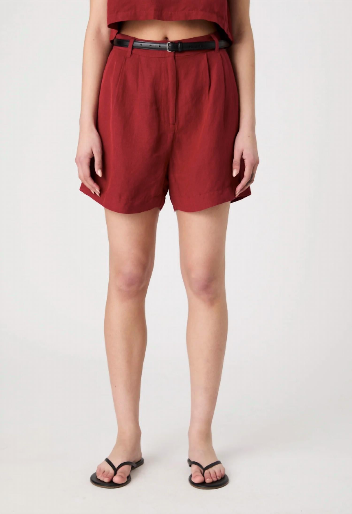 French Connection - Birdie Linen Walking Short