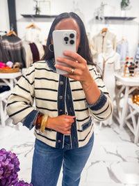Able - French Girl Favorite Stripe Cardigan