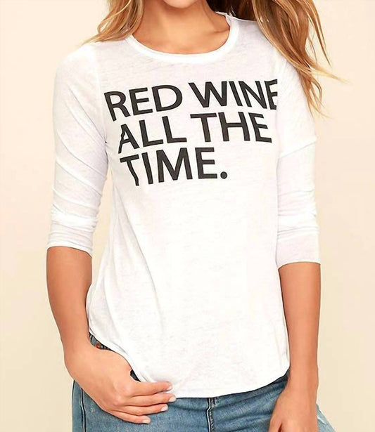 Chaser - Red Wine All The Time Tee