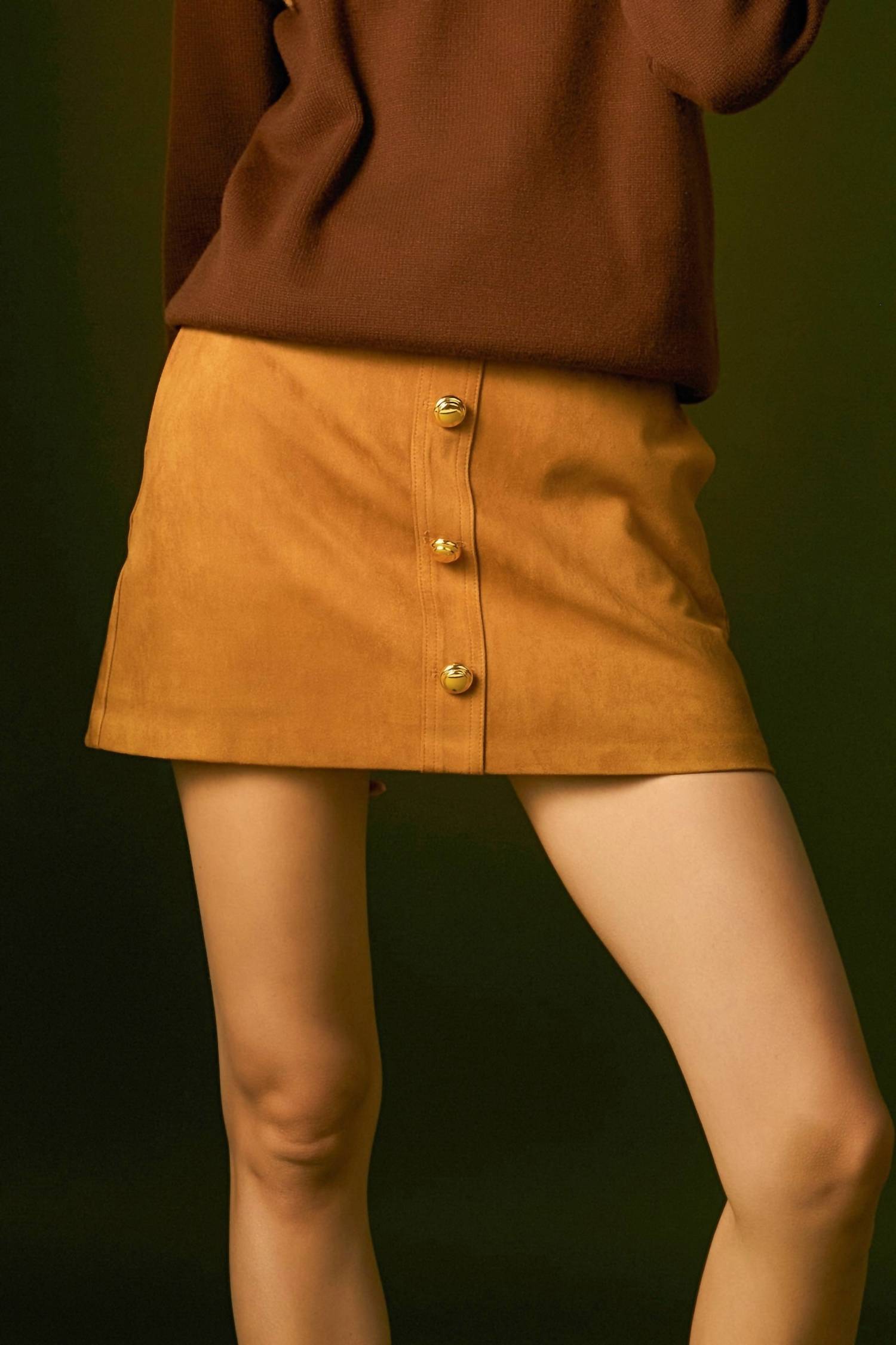 English Factory - Suede Mini Skort