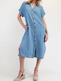 Ee:Some - Carolina Button Down Dress
