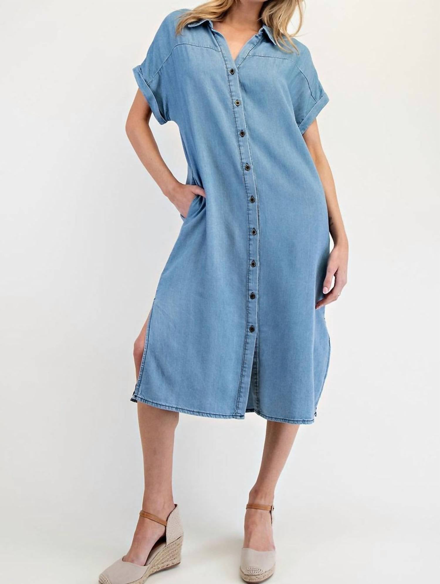 Ee:Some - Carolina Button Down Dress