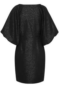 Soaked In Luxury - Slcahlina Metallic V-neck Mini Dress