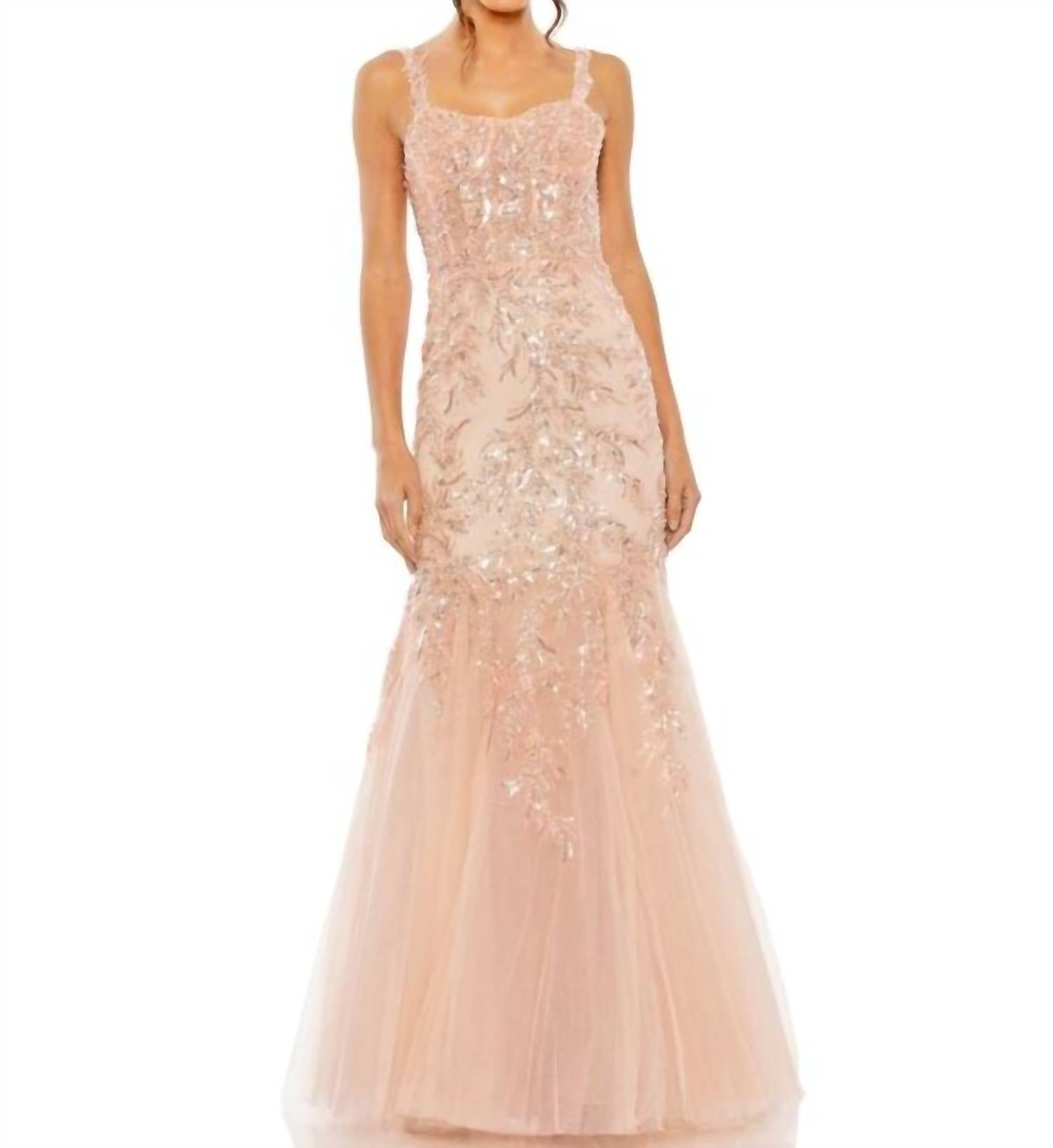Mac Duggal - Corset Bodice Embellished Dress
