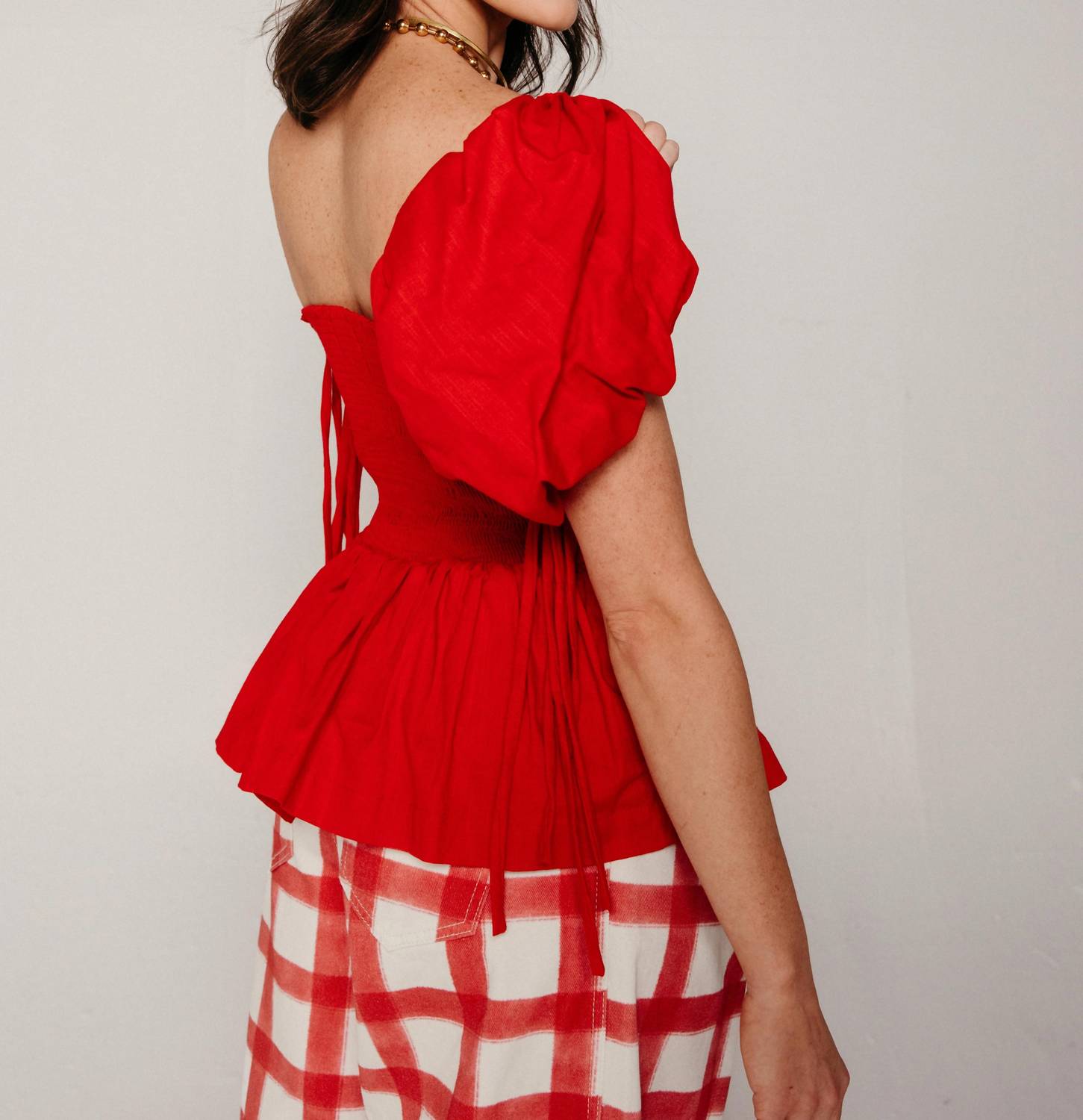 Sixxta - Jacinta Peplum Sleevess Top