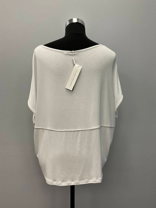 Hubert Gasser - White monili trimmed top