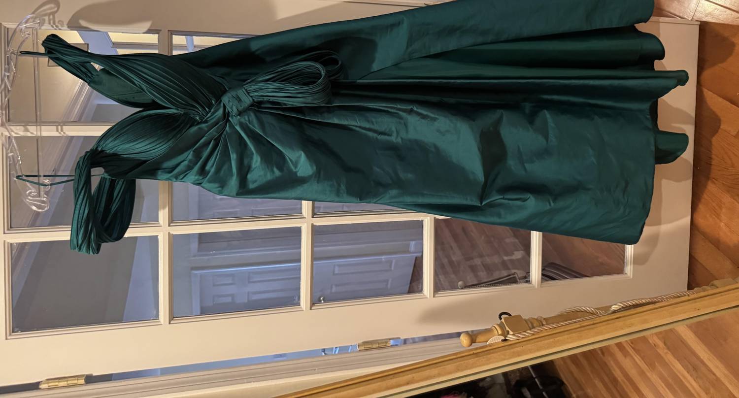 Tarik Ediz - off the shoulder evening gown