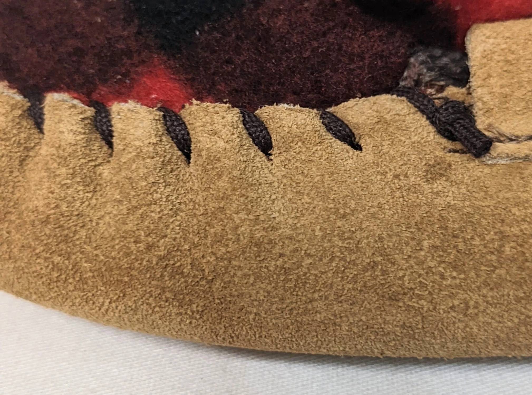 MINNETONKA Kids Moccasin Shoes in tan - kids' shoe - alternate view