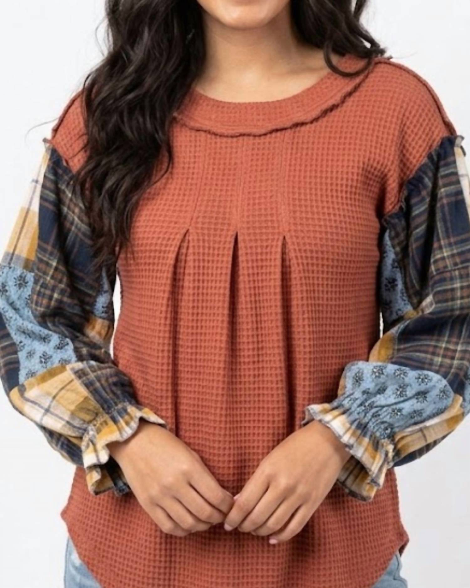 Layerz Clothing - Tammy Plaid Top