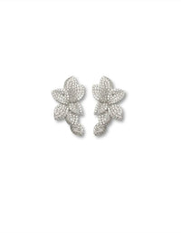 Theia - Women''s Floral Statement Earring