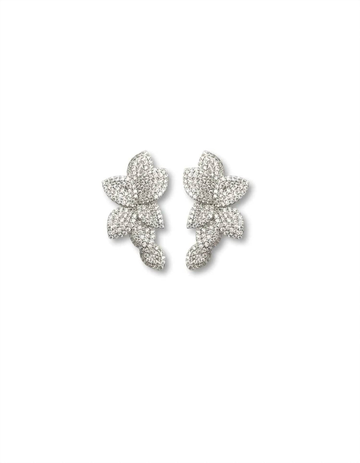 Theia - Women''s Floral Statement Earring