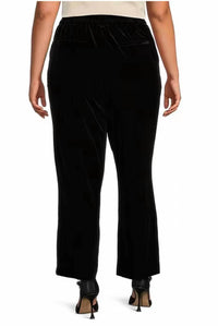 Skies Are Blue - Velvet Wide Leg Pants