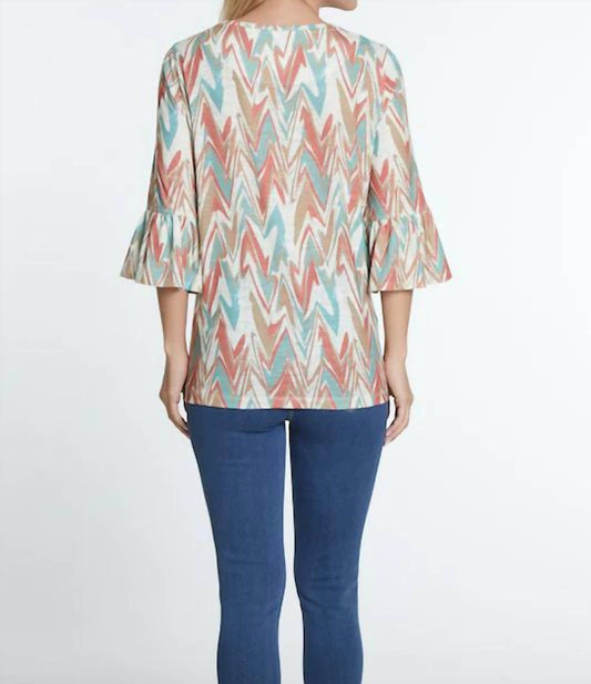 Multiples - 3/4 Flounce Sleeve Top