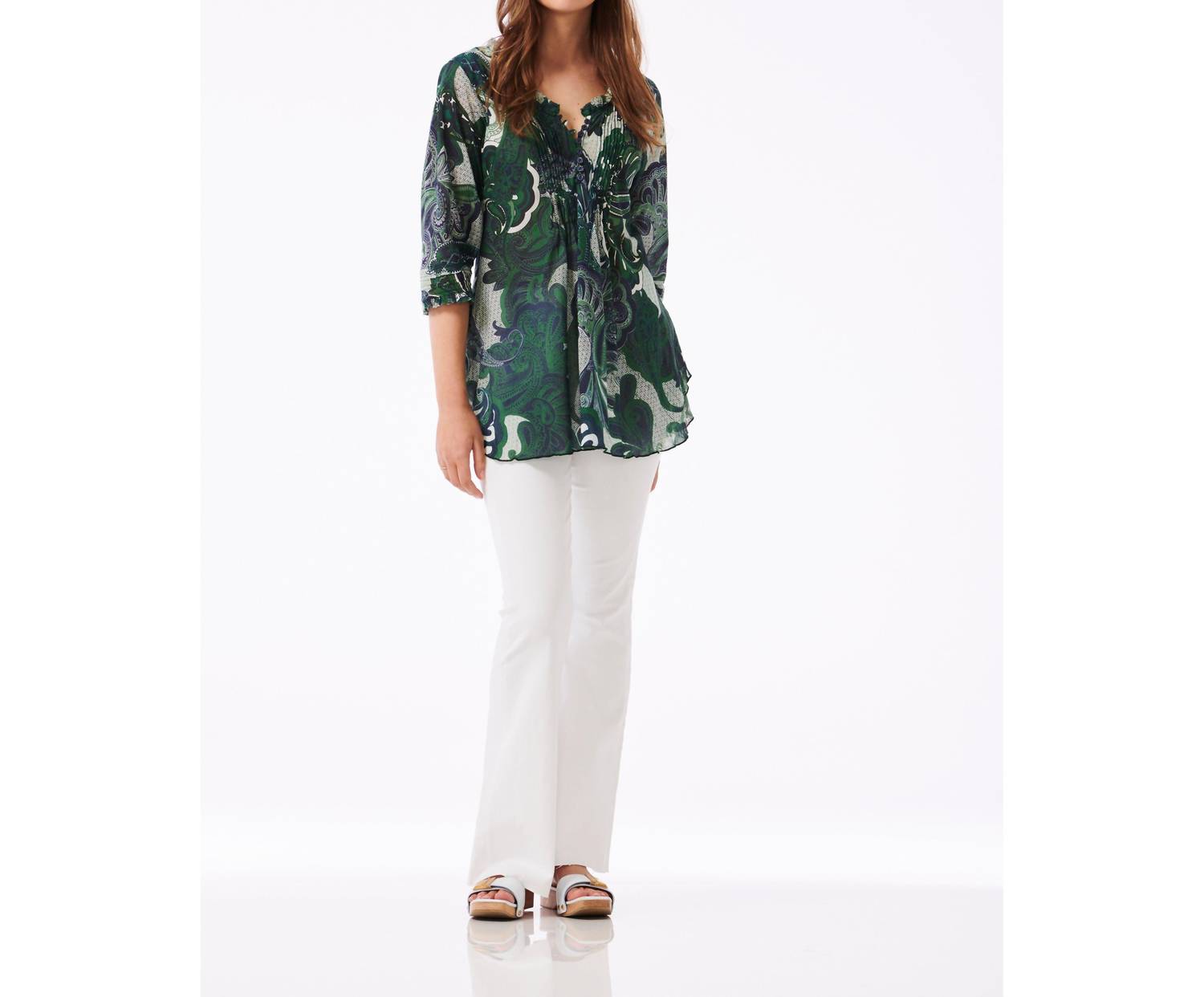 Oneseason - San Miguel Cotton Poppy Top