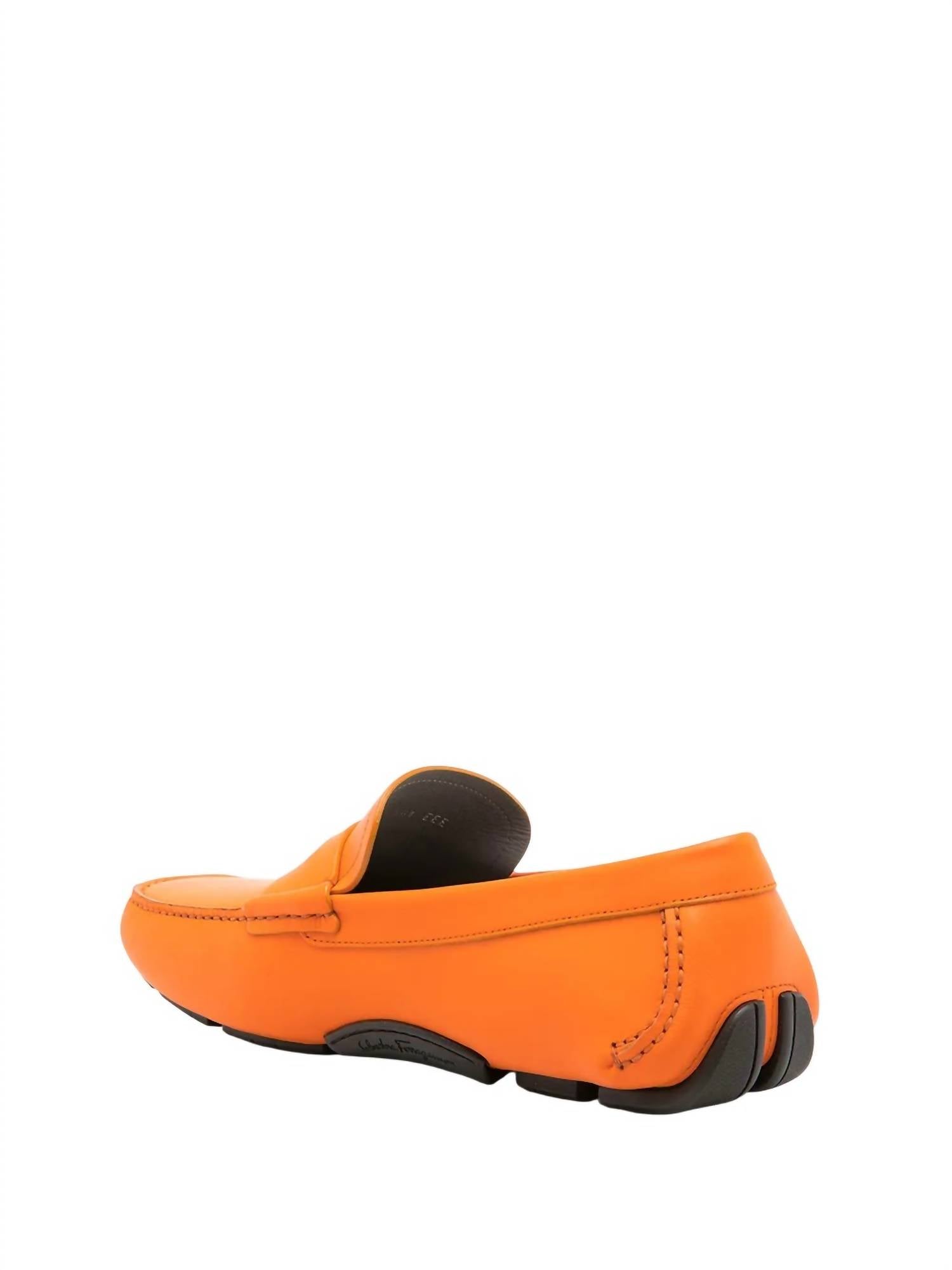 Salvatore Ferragamo - Men's Penny Slot Leather Driving Loafers