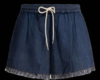 Zimmermann - Rhiannon Fringe Denim Shorts