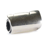 Trollbeads Scroll Big Sterling Bead in silver - women's jewelry - detail view