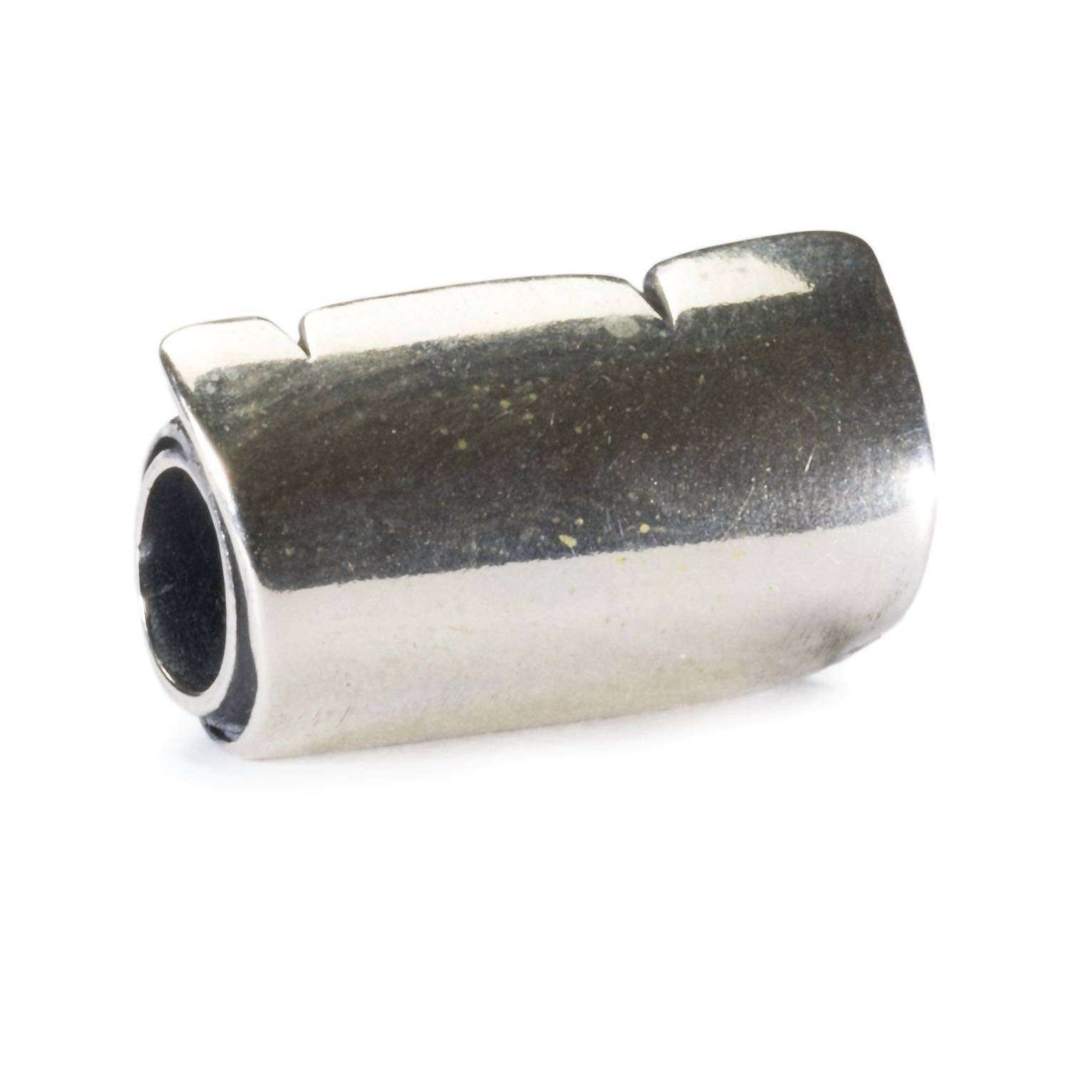 Trollbeads Scroll Big Sterling Bead in silver - women's jewelry - detail view
