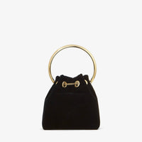 Jimmy Choo - Bon Bon Cassis Velvet Handbag With Metal Handle