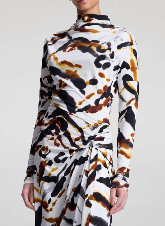 A.L.C. - Lia Abstract Print Dress
