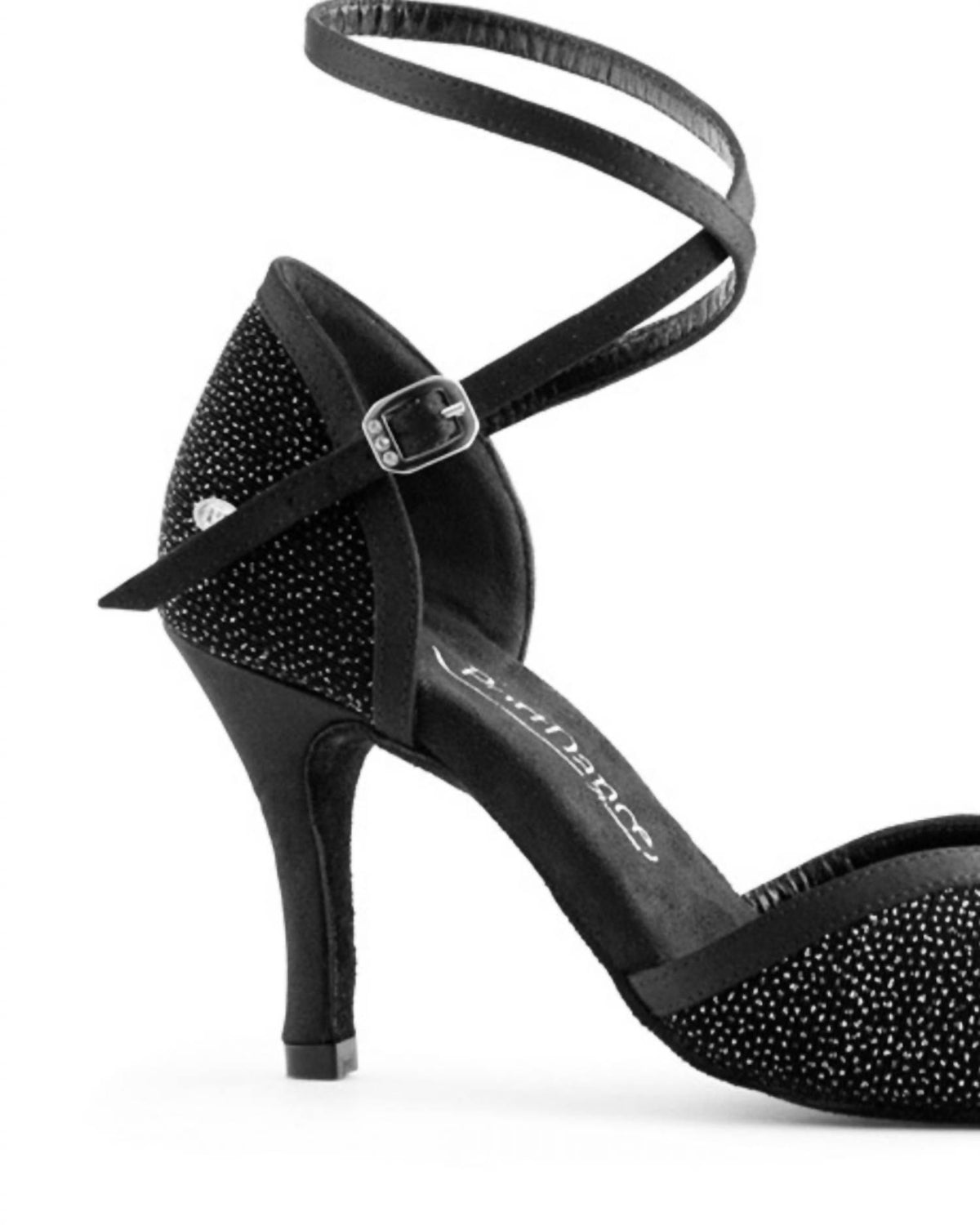 Portdance - Women's Vintage Peep Toe Ankle Strap Dancing Shoe