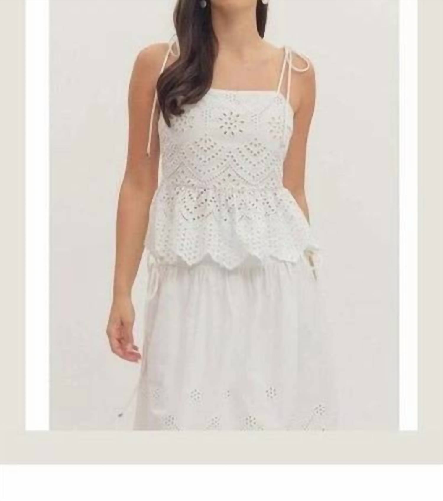 Entro - Desert Lace Eyelet Set