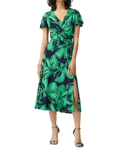 Joseph Ribkoff - Floral Print Midi Dress