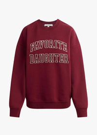 Favorite Daughter - Collegiate Embroidery Sweatshirt