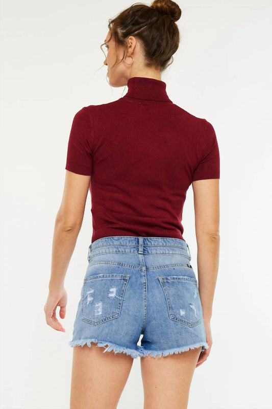 Kancan - Hazel High Rise Mom Shorts