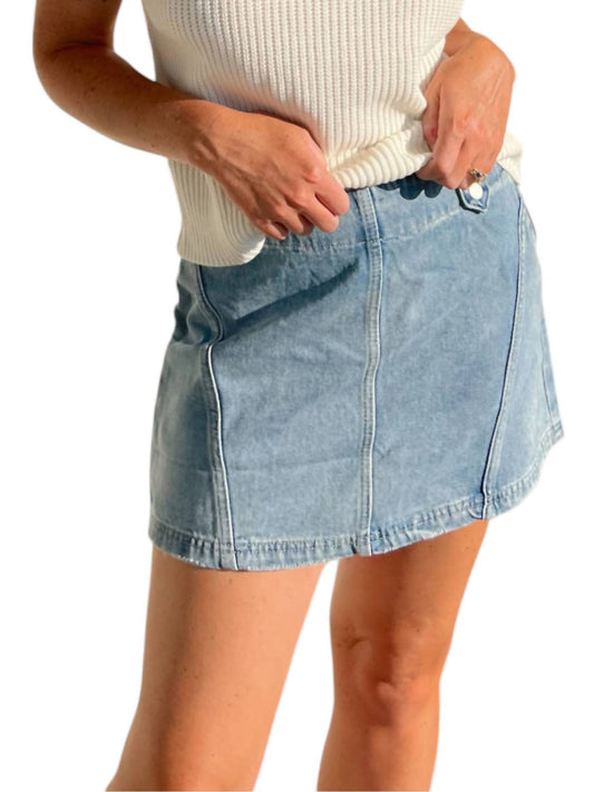 Eesome - All Too Well Denim Mini Skirt