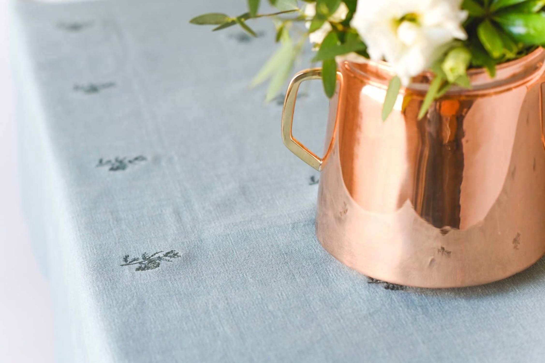 Galley And Fen - Fleur Embroidered Tablecloth
