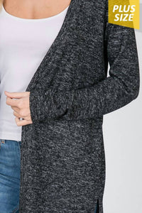 Heimish Usa - Super Soft Long Sleeve Hacci Open Front Cardigan