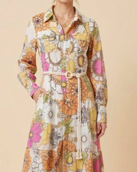 I Too - Floral Print Maxi Dress