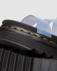 Dr. Martens Women's Blaire Jelly Glitter Strap Sandals in zen blue - women's sandal - alternate view