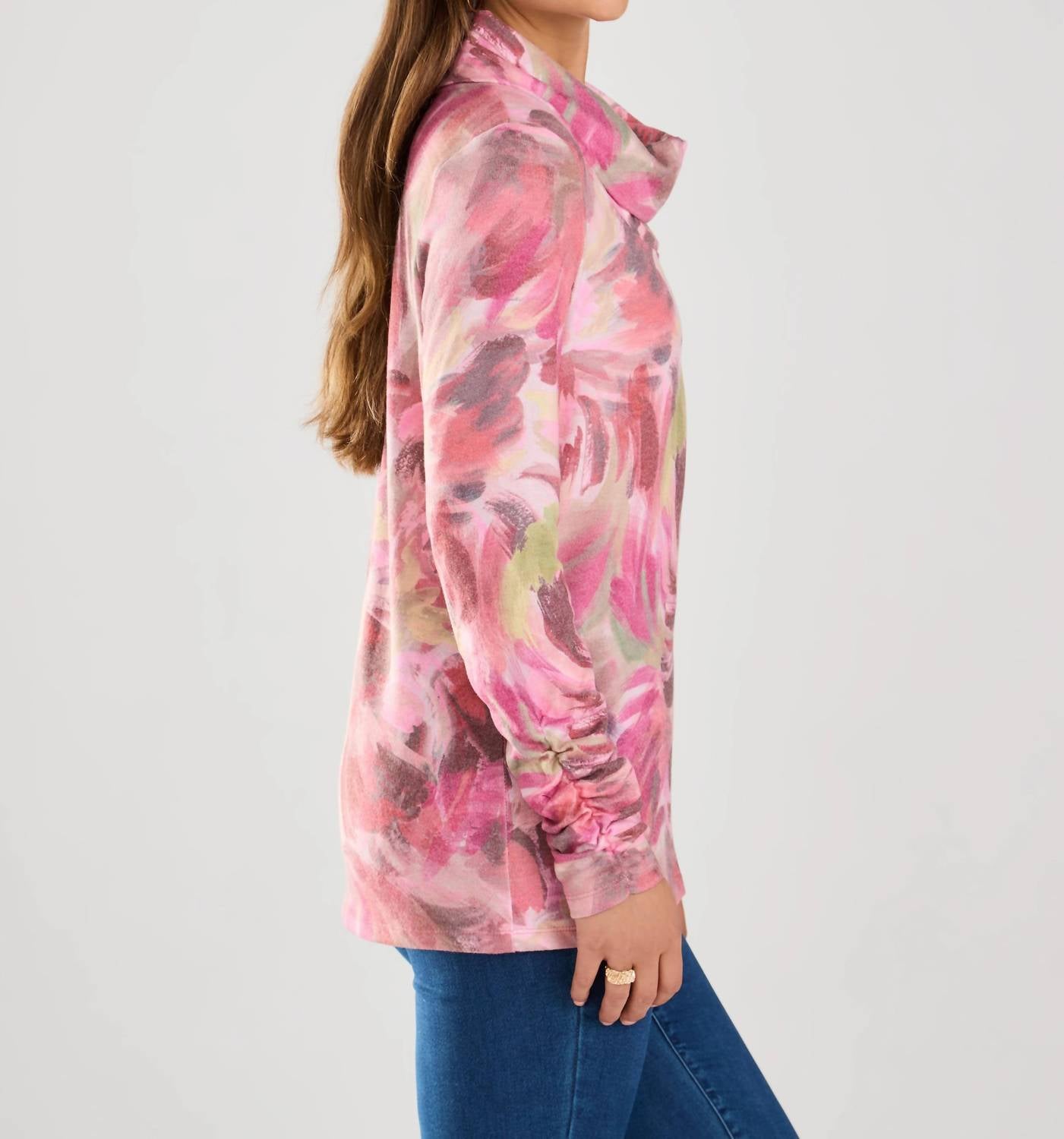 Fdj - Lene Long Sleeve Cowl Neck Top