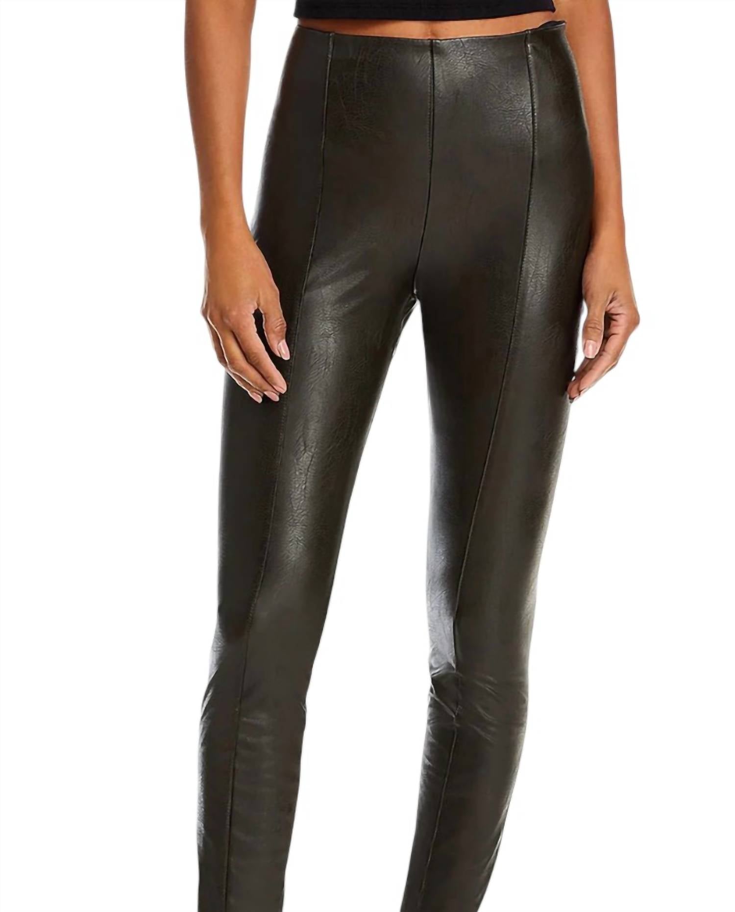 Lysse - Textured Faux Leather Leggings